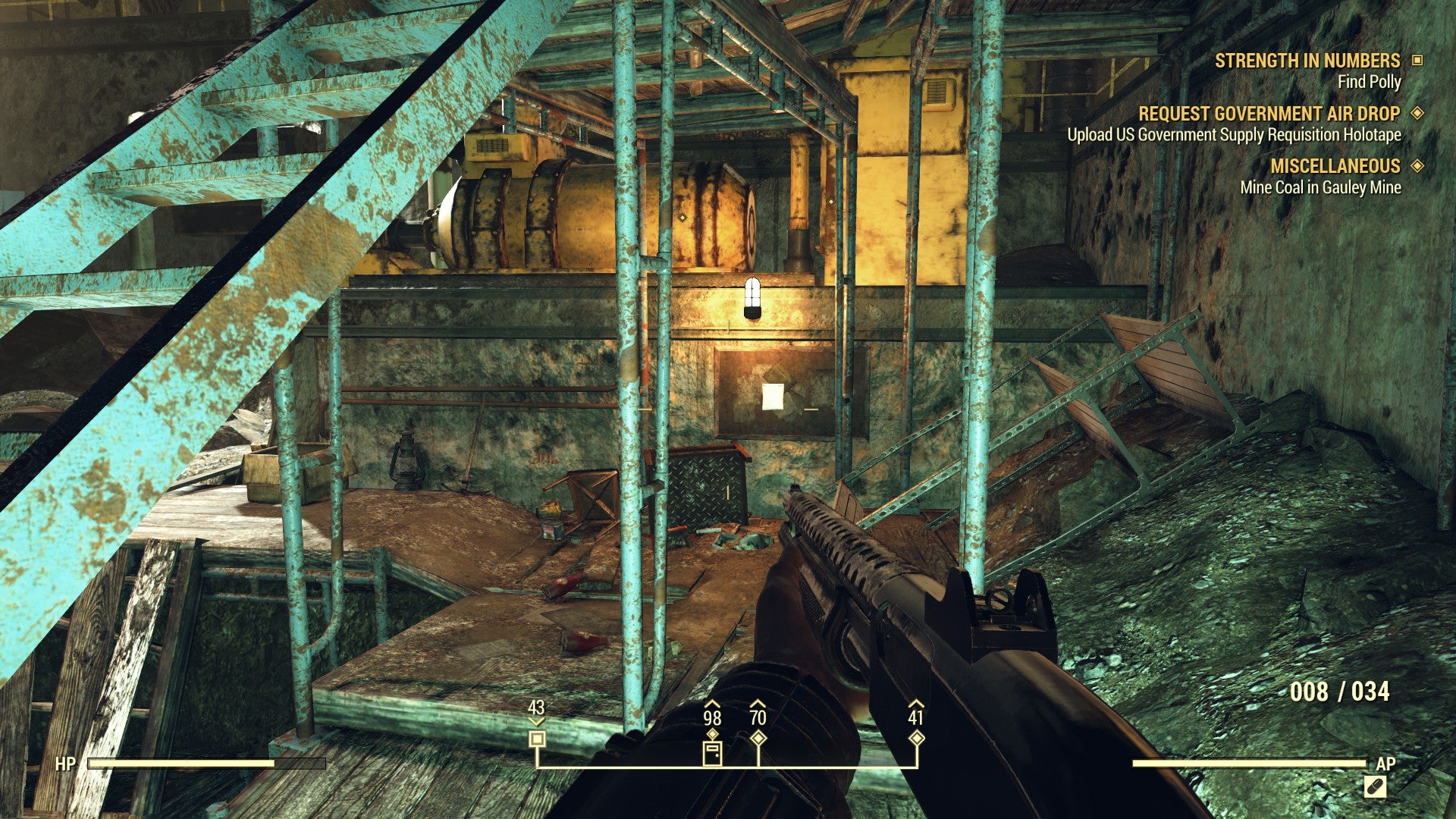 Fallout 76 How to Open the Gauley Mine Key Code Lock VG247